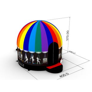 Disco Dome Bounce House In PVC Material 7-15 Days Production Period For Your