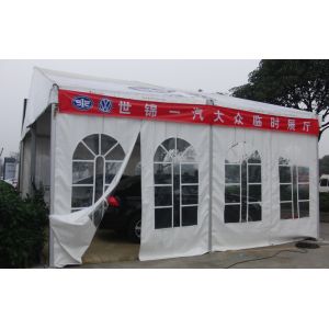 Relocatable Building Safety Exhibition Tents Economical Wooden Flooring