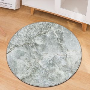 Living Room Circular Entryway Rugs Marble Pattern Office Desk Chair Mat