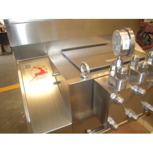 Hydraulic Automatic High Pressure Homogenizer With PLC Control 20 Mpa