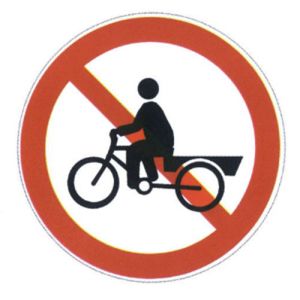 Sale Non-motor Vehicles Prohibition Driving Signs Reflective Film Round Metal