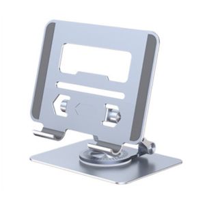 360 Degree Rotation Portable Silver Laptop Holder For Up To 17 Inch Screens