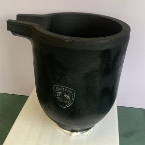 Thermal Conductivity Aluminium Melting Crucible 150kg Capacity Smooth Surface