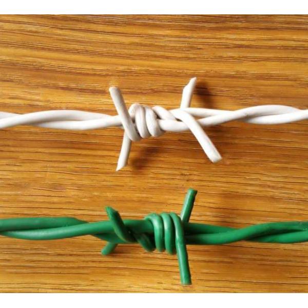 Buy 14 Gauge galvanized Barbed Steel Wire For Highway Protection at wholesale prices