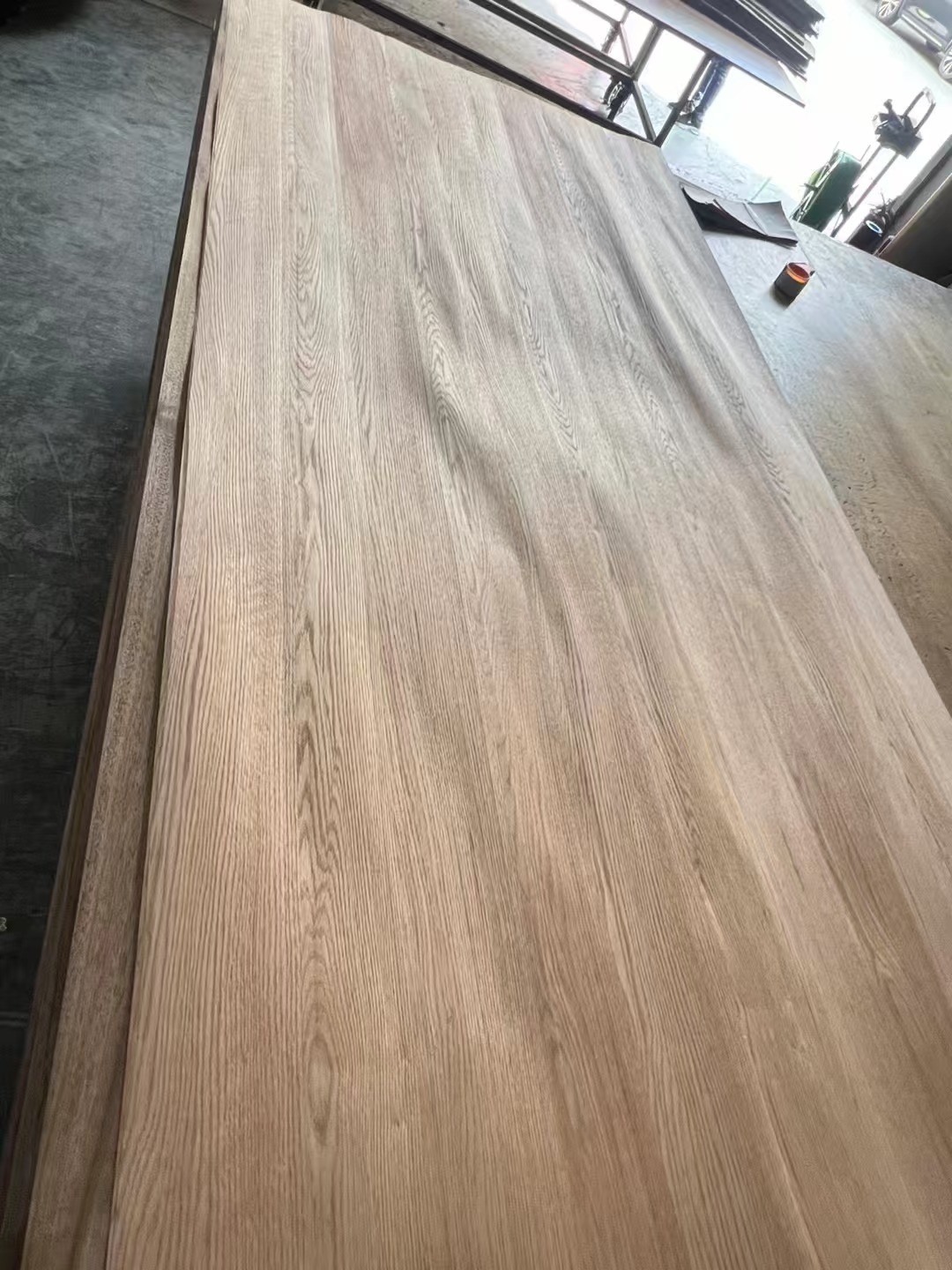 Natural Sliced American Red Oak Crown Cut Matching Veneer Sheet