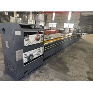 Precision Heavy Duty CNC Lathes for Large Diameter Turning Work CQW61110F Engine