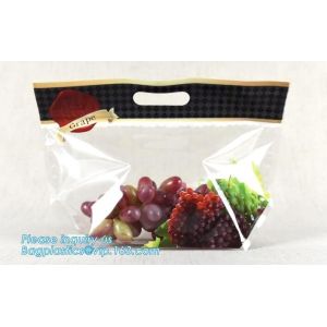 Custom colorful printed slider ldpe ziplock bag, stand up slider zipper export