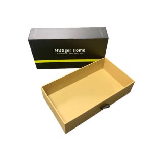 Recyclable Cardboard Drawer Box Coated Paper Gift Box With Ribbon For Perfume