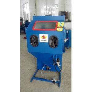 China Blue Industrial Sand Blasting Machine , Industrial Mobile Sandblasting Equipment on sale