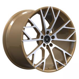 China Bronze Machined Concave Forged Wheels Rims 21inch For Lamborghini Aventador Staggered on sale