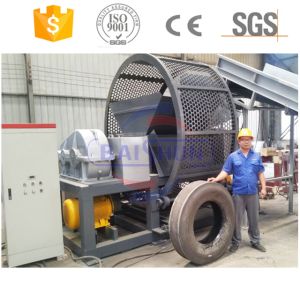 Hot sale !!! High capacity waste tyre shredder manufacturer with CE