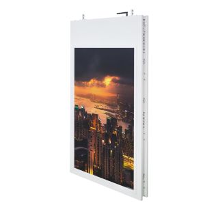 55'' Hanging Double Sided Commercial Digital Signage Displays Ultra High