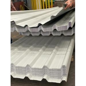 IBR Chromadeck Thermal Insulation Panels PPGL AZ150 Polar White Cold Room Panels