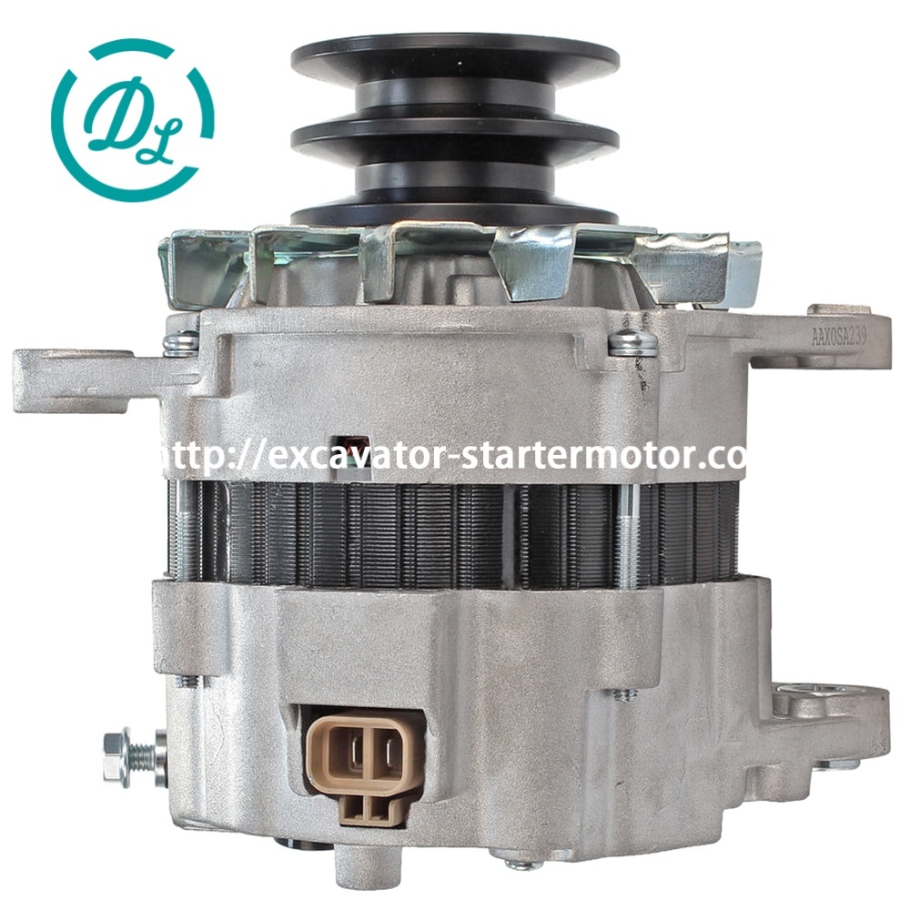 EexcavaStart DL 24V 80A Alternator for Excavator OEM A4TU6088 A4TU6084