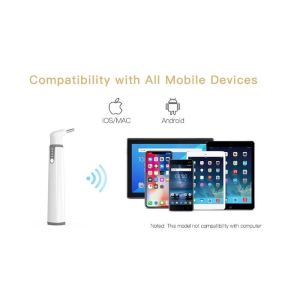 Connected Ipad Ios Android 1280*720 Pixels Wifi Video Otoscope