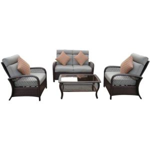KD wicker sofa set