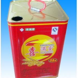 178*121*H275mm Non Toxic Tinplate Cooking Oil Bucket