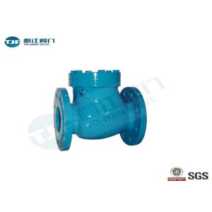 Cast Steel Swing Type Non Return Valve DIN 3840 With Flanged End Connections