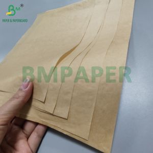 40g 50g Non - Stick Brown Oven Baking Paper For Air Fryer Liners Greaseproof