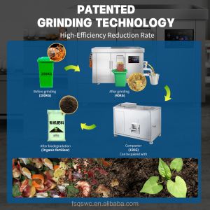 Commercial Food Waste Shredder Garbage Disposer Machine Food Waste Disposer