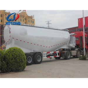 3 Axles Bulk Silo Carrier 30 60 65cbm 50t 66 Ton Cement Tank Semi Trailer for