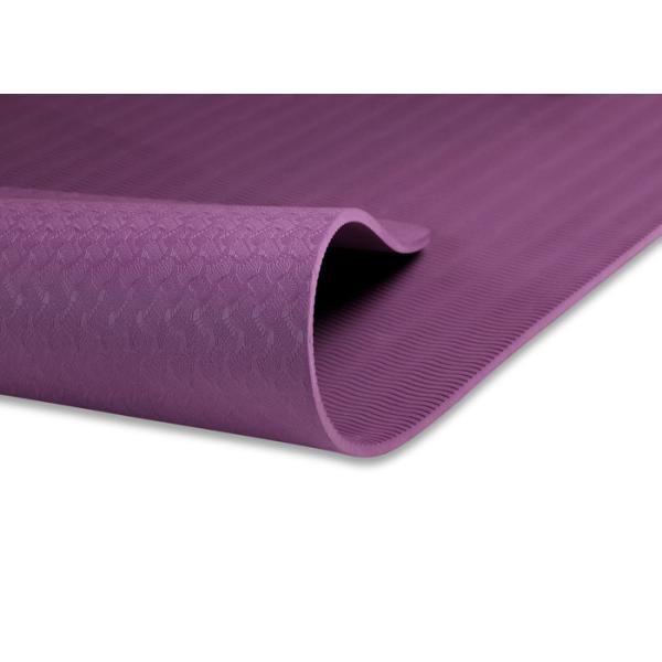 Buy TPE One Color Non Toxic Yoga Mat , Sports Direct Yoga Mat Slip Resistance at wholesale prices