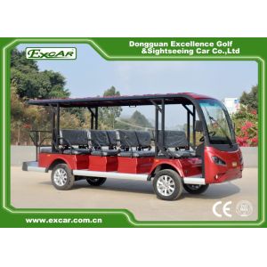 14 Seaters Electric Sightseeing Bus With EPS Steering System