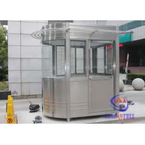 Stainless Steel Portable Security Booth with Heat Insulation and Grade 8.3