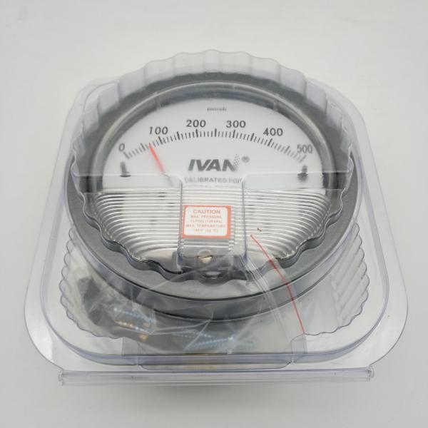 Cast Aluminum Case Differential Pressure Gauge for 15PSI Max. Pressure in Industrial