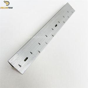 Aluminum Curved Carpet Transition Strip Glossy Silver 9mm×3000mm