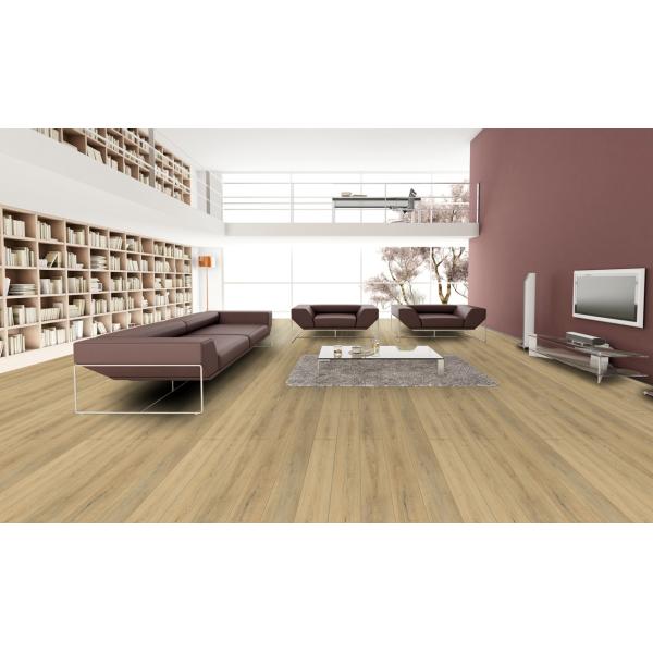 5mm SPC Rigid Core Vinyl Flooring Wear Resistance 1200mm Oak Grain Stone GKBM Greenpy GL-W7221-1