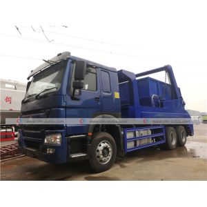 Sinotruk Howo 12cbm 10t Waste Disposal Truck With Swing Arm