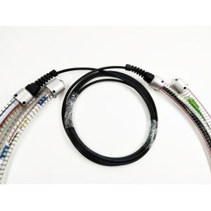 6/12/24 Core Fiber Optic Cable Pre Terminated LC/SC Breakout Lead Supports 40G