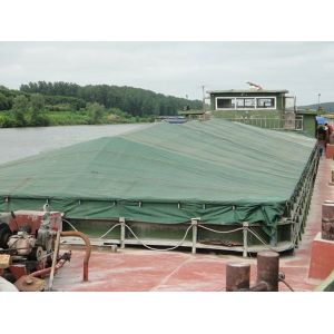 150GSM 100% Polyester Twill Tarpaulin Waterproof High Visibility Poly Woven