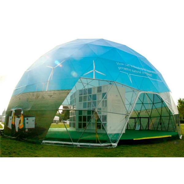 Semi - Permanent 10m Diameter Geodesic Dome Tent Party Steel Structure For Gathering