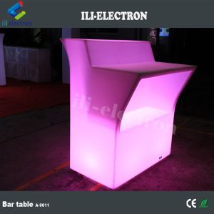 Modern LED Bar Counter Illuminated Led Plastic Salon / Restaurant