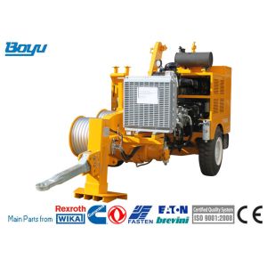 Bull-wheel Diameter 540mm 90kN Hydraulic Puller Transmission Line Stringing