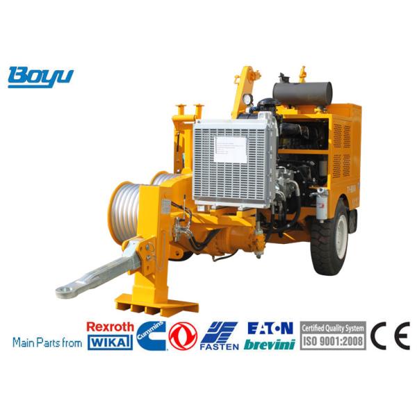 Bull-wheel Diameter 540mm 90kN Hydraulic Puller Transmission Line Stringing