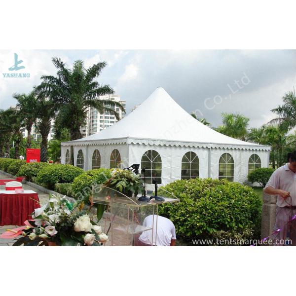 Sunshade High Peak Party Tent Gazebo Canopy With Transparent PVC Windows