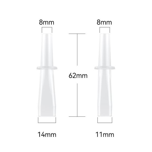 Good Standard White Breathalyzer Disposable Mouthpieces / Blowpipe For Various