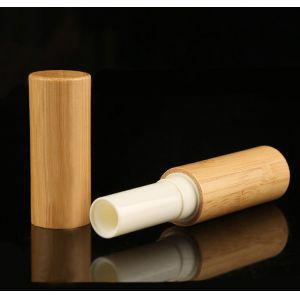 5ml Petg Bamboo Lip Balm Containers Screen Printing