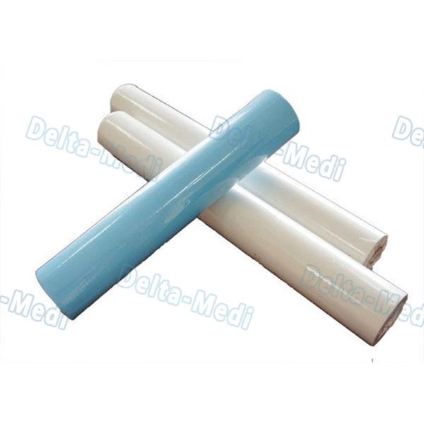Buy 15gram - 60gram Disposable Bed Sheet Roll , Hospital Bed Paper Roll With Film at wholesale prices