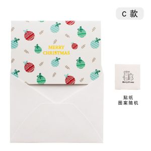12g PMS Happy Christmas Christian Greeting Cards With Envelopes