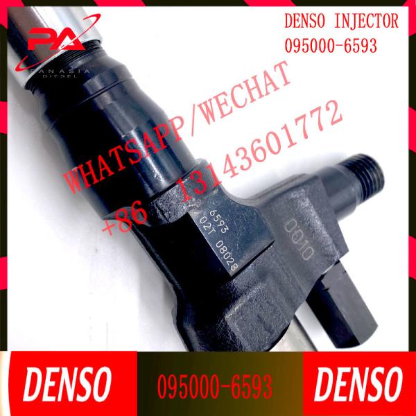 Electric Fuel Injector 095000-6593 For Hino J08e Engine 23670-E0010