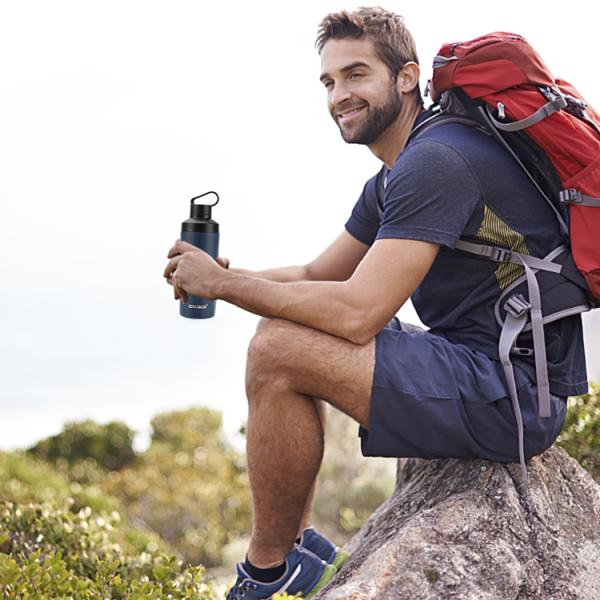 Hight Quality Custom Logo 530ml Metallic Thermo Vacuum Flasks Stainless Steel Insulated Sports Water Bottle