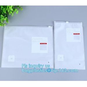 China PVC Zipper Slider Bag For Travelling Grocery Packaging, slider zipper pvc packing documents bags, Women Waterproof Cosme on sale