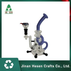 Round 400g Borosilicate 10.5 Inch Glass Water Bongs