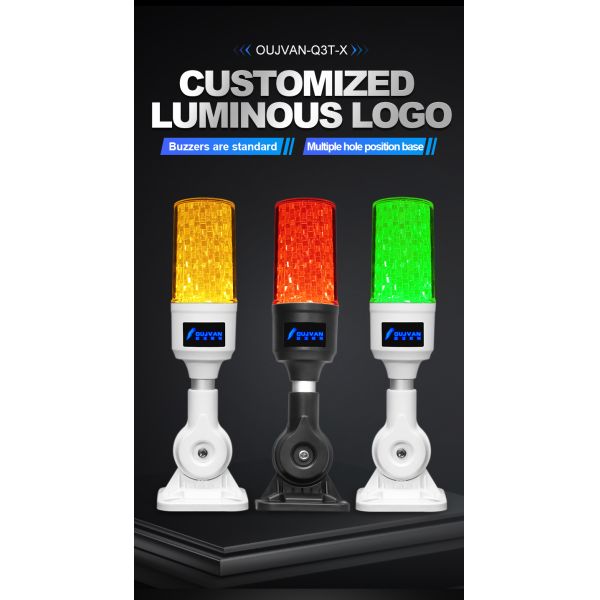 CNC Machine Signal Tower Lamp 3 Color Indicator Warning Alarm Tower Light