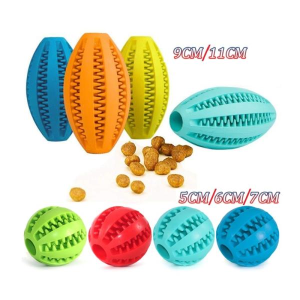 Orange Pet Treat Dispensing Ball Solid Rubber Pet Ball Natural Rubber Dog Chew