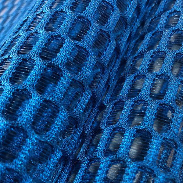 Airmesh Knitted Abrasion Resistant Spacer Mesh Fabric 100% Polyester Double
